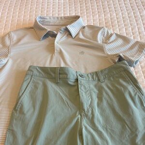 Southern Tide Polo Shirt and Shorts Set